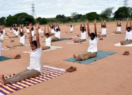 மன அழுத்தத்தை குறைக்க போலீசாருக்கு இணையதளம் வாயிலாக யோகா பயிற்சி