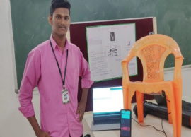 நோய்களை கண்டறியும் நாற்காலியை கண்டுபிடித்த திருச்சி மாணவர்