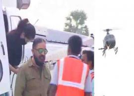 இரண்டு நாள் பிரச்சாரத்திற்காக மகளுடன் திருச்சி வந்தார் கமல்