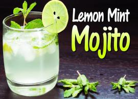 கோடை கால வெயிலின் சூட்டை தணிக்கும் புதினா மோஜிடோ