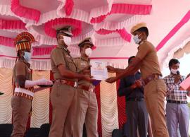 கொரோனா பாதிப்பிலிருந்து மீண்ட ஆயுதப்படை போலீசாருக்கு வரவேற்பு 