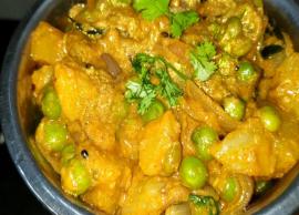 அருமையான சுவையில் ருசித்து மகிழ உருளைக்கிழங்கு பட்டாணி கூட்டு