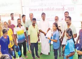 தஞ்சாவூரில் கோடைகால விளையாட்டு பயிற்சி முகாம் நிறைவு விழா