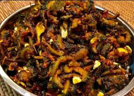 ருசியான முறையில் பாகற்காய் பொடிமாஸ் செய்முறை