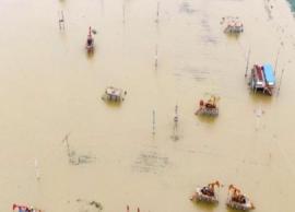 சீனாவில் வெள்ளப்பெருக்கு... 40 ஆயிரத்துக்கும் மேற்பட்டோர் வெளியேறினர்