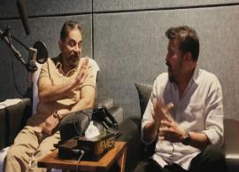 இந்தியன்-2 படத்தின் டப்பிங் பணியில் கமல் மும்முரம்... வீடியோ வெளியிட்ட படக்குழுவினர்