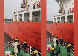 சீன கப்பலில் மாலுமிக்கு உடல் நலபாதிப்பு... விரைந்து சென்று உதவிக்கரம் நீட்டிய இந்திய காவல் படை