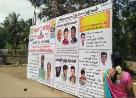 வித்தியாசமான திருமண வாழ்த்த பிளக்ஸ்... கவனம் ஈர்த்தது