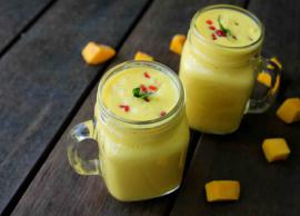 தாகத்தை தனிக்கும் சுவையான குளிர்ச்சியான மாம்பழ லஸ்ஸி  