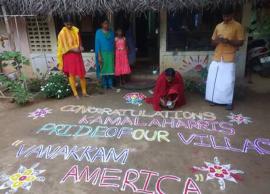 துணை அதிபர் கமலா ஹாரீசுக்கு வாழ்த்து தெரிவித்த பூர்வீக கிராம மக்கள்