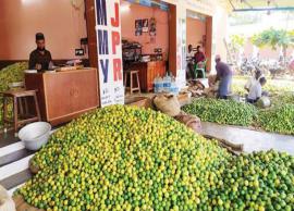 வரத்து குறைந்ததால் எலுமிச்சை பழத்தின் விலை உயர்வு