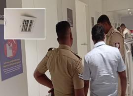 தனியார் துணிக்கடையில் உடைமாற்றும் அறையில் மறைத்து வைக்கப்பட்டு இருந்த செல்போன்