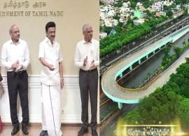 காணொளி வாயிலாக இந்திரா நகர் யூ வடிவ மேம்பாலத்தை திறந்து வைத்த முதல்வர் ஸ்டாலின்