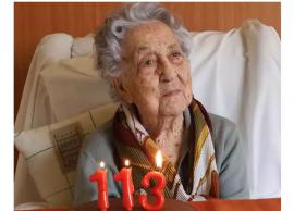 கொரோனாவையே துவம்சம் செய்த 113 வயது மூதாட்டி; பூரண குணமடைந்தார்