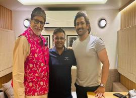 தோனியும், அமிதாப் பச்சன் சந்திப்பு... புகைப்படங்கள் செம வைரல்