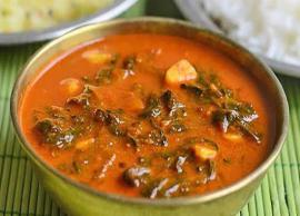 அருமையான சுவையில் வெந்தயக்கீரை காரக் குழம்பு செய்முறை