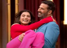 சமந்தாவை தூக்கிச் சென்ற பிரபல நடிகர்... வைரலாகும் வீடியோ