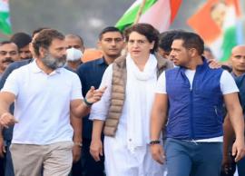 விஜயபேரி யாத்திரையில் இணைந்து பங்கேற்க தெலங்கானா வந்த ராகுல், பிரியங்கா காந்தி