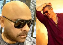 மொட்டைத் தலையுடன் இருக்கும் நடிகர் சிரஞ்சீவி படம் செம வைரல்