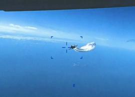 டிரோனை ரஷ்ய போர் விமானங்கள் இடைமறித்த வீடியோ காட்சி