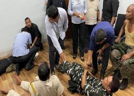 மேகாலயாவில் முதலமைச்சரின் அலுவலகம் மீது வன்முறை கும்பல் தாக்குதல்