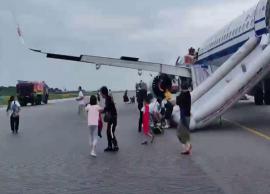 ஏர் சீனா விமான என்ஜினில் தீப்பிடித்ததால் பரபரப்பு