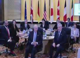 இஸ்ரேலுக்கு ஆதரவான அமெரிக்க நிலைப்பாட்டை வலியுறுத்தி ஜி7 நாடுகள் கூட்டறிக்கை