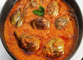 எண்ணெய் கத்திரிக்காய் குழம்பை கிராமத்து சுவையில் செய்வோம் வாங்க!!!