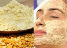 அழகை மேலும் மெருக்கூட்ட உதவும் கடலைமாவு