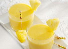 ஆரோக்கியம் நிறைந்த அன்னாசிப்பழ மில்க் ஷேக் செய்வோம் வாங்க!!!