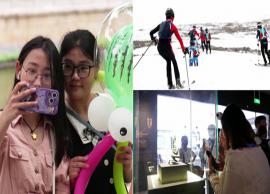 தொடர் விடுமுறையால் சீனாவில் சுற்றுலா தலங்களில் குவிந்த மக்கள்