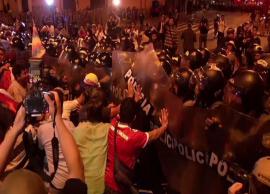 பெரு அதிபர் பதவி விலக வலியுறுத்தி நடந்த போராட்டத்தில் மோதல்