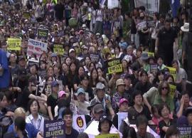 கதிரியக்க கழிவு நீரை வெளியேற்றும் ஜப்பானின் திட்டத்திற்கு எதிராக மக்கள் போராட்டம்