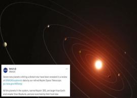 விண்வெளியில் 7 புதிய கிரகங்கள் கொண்ட அமைப்பு... நாசா கண்டுபிடித்தது