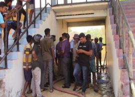 அனல் மின் நிலைய வெப்ப மின்நிலையம் இடிந்து விழுந்தது