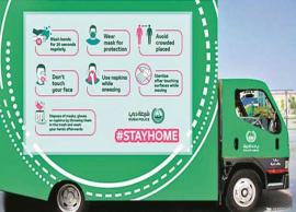 மக்களுக்கு கொரோனா விழிப்புணர்வு ஏற்படுத்த துபாய் போலீசார் நடவடிக்கை