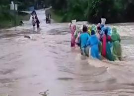 தொடர் மழையால் தெலங்கானாவில் வெள்ளப் பெருக்கு