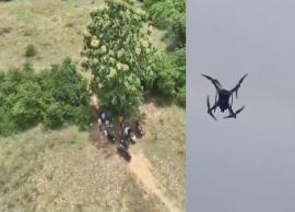 குற்றச்செயல்களை குறைக்கும் வகையில் ட்ரோன் வாயிலாக போலீசார் கண்காணிப்பு
