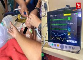 நடுவானில் மூச்சு நின்ற குழந்தையை காப்பாற்றிய எய்ம்ஸ் மருத்துவர்கள்