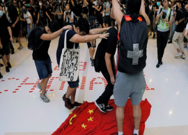 தேசிய பாதுகாப்பு சட்டத்துக்கு சீனா ஒப்புதல் அளித்ததை கண்டித்து ஹாங்காங்கில் போராட்டம்