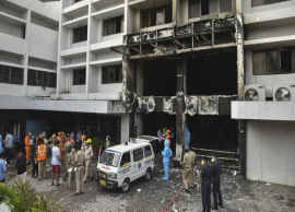 விஜயவாடாவில் கொரோனா நோயாளிகள் தங்க வைக்கப்பட்டிருந்த ஹோட்டலில் தீ விபத்து