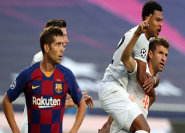 யூரோப்பியன் சாம்பியனஸ் லீக் கால்பந்து காலிறுதியில் பார்சிலோனாவை துவம்சம் செய்த பேயர்ன் முனிச்