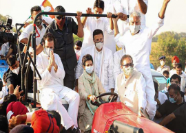 வேளாண் சட்டங்களுக்கு எதிராக எதிர்க்கட்சிகள் போராட்டம்