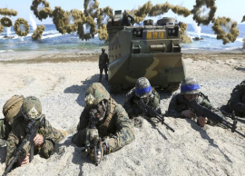 அமெரிக்கா மற்றும் தென்கொரியா ஆகிய இரு நாடுகளும் கொரிய எல்லையில் கூட்டு ராணுவ பயிற்சி