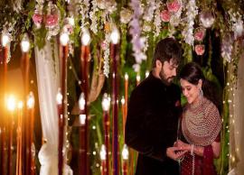 திருமணத்தின் இரவு நேர பார்ட்டியில் ஆரவ் குத்தாட்டம்