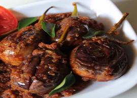 அட்டகாசமான செட்டிநாடு பொடி கத்திரிக்காய் வறுவல்!