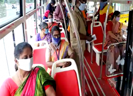 தென் மாவட்டங்களில் பஸ் போக்குவரத்து துவங்கியது...பயணிகள் முககவசம் அணிந்து பயணம்!