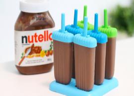 ரெம்ப சுலபமாக செய்யலாம் நியூடெல்லா மில்க் பாப்சிகல்ஸ்..!