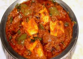 சப்பாத்தி, புலாவ், ரொட்டிக்கு ஏற்ற சுவையான கடாய் பனீர்  சைட் டிஷ்
