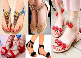 விதவிதமான டிசைன்களில் செருப்புகள்...தேர்வு செய்வது எவ்வாறு?